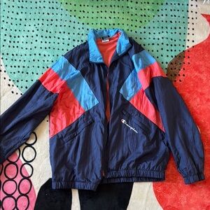 Champion Tri-Color Windbreaker Jacket
